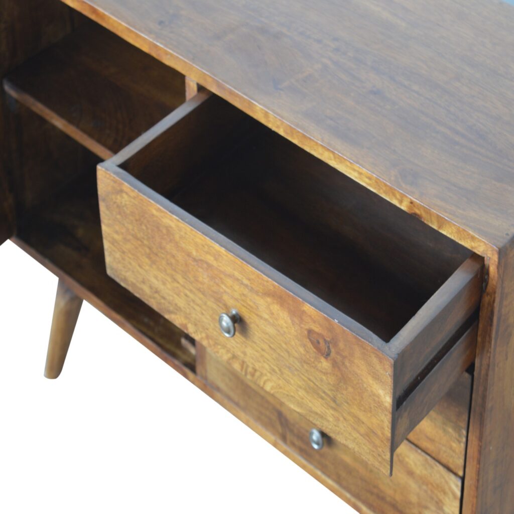 Carved Chestnut Sideboard - Image 5
