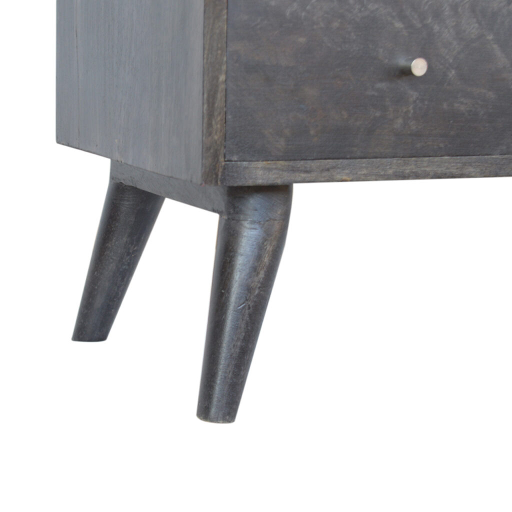Ash Black 4 Drawer Media Unit - Image 8