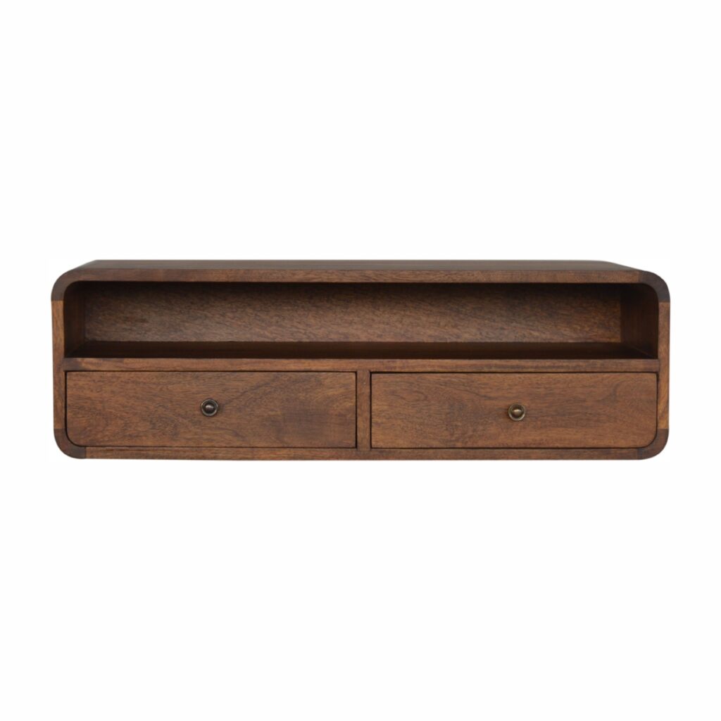 Floating Chestnut Open Console - Image 2