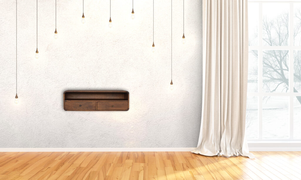 Floating Chestnut Open Console - Image 12
