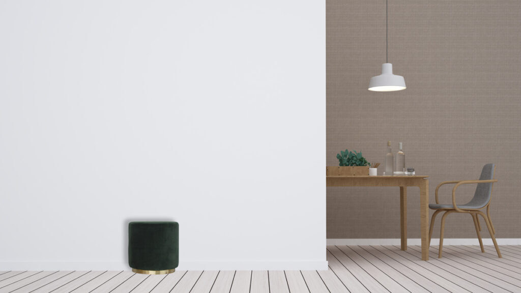 Emerald Velvet Gold Footstool - Image 9