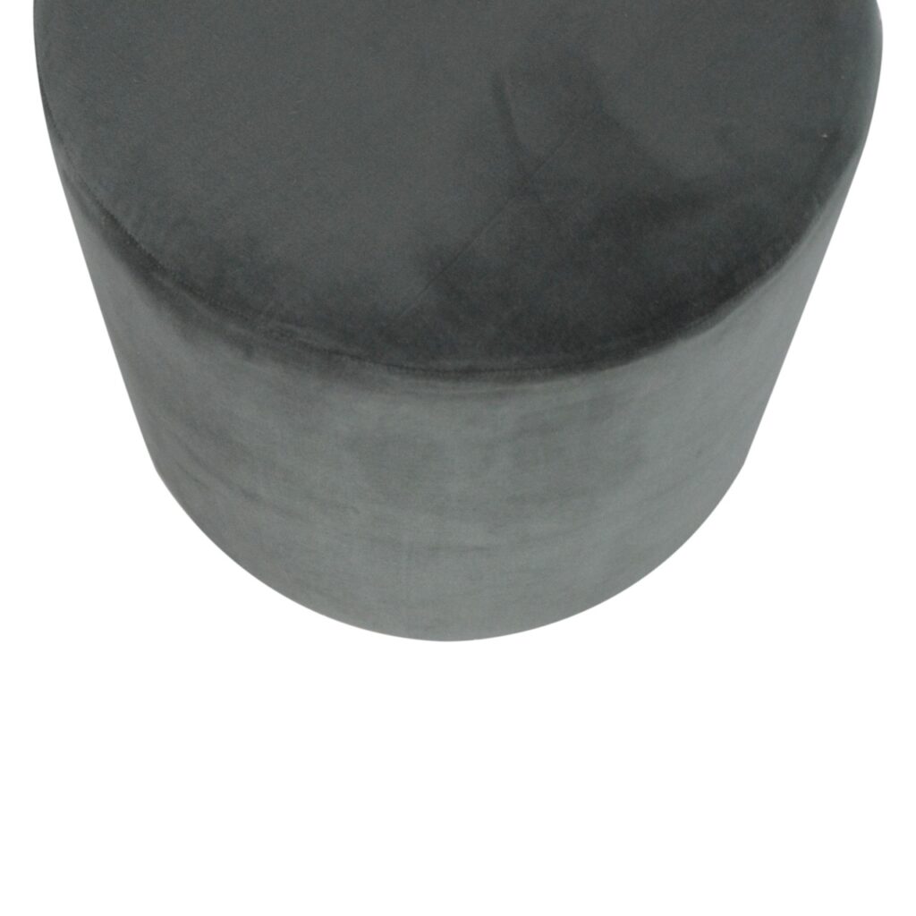 Emerald Velvet Gold Footstool - Image 3