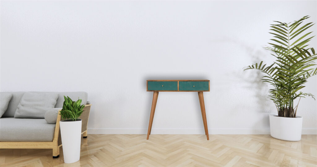 Acadia Teal Console Table - Image 12