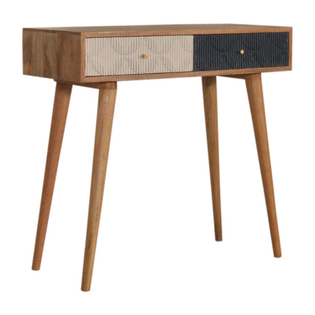 Milan Navy and White Console - Image 4