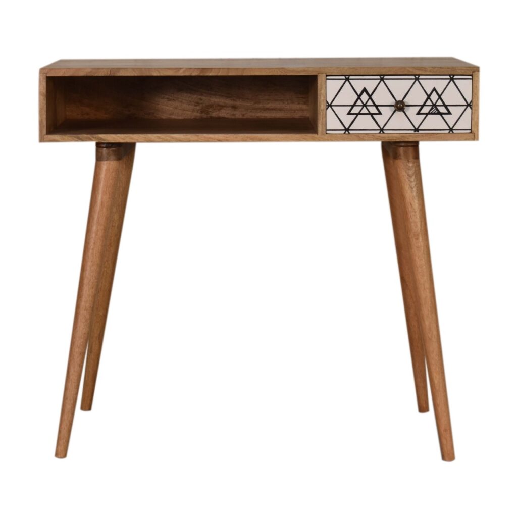 Triangle Printed Writing Desk - Image 2