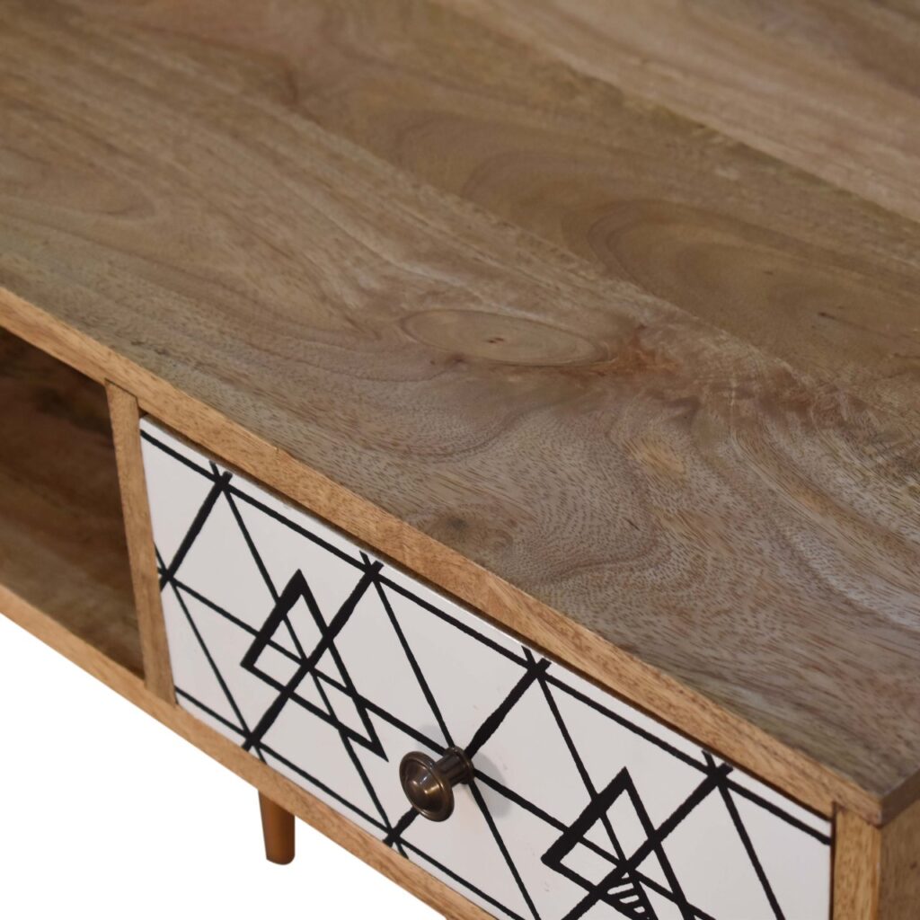 Triangle Printed Writing Desk - Image 6