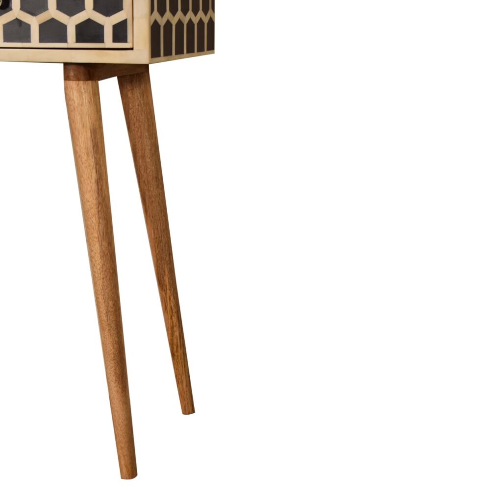 Honeycomb Bone Inlay Console Table - Image 7