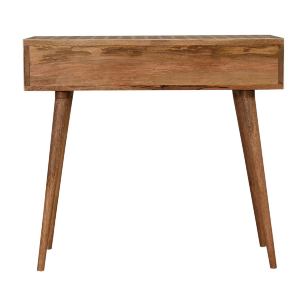 Honeycomb Bone Inlay Console Table - Image 9