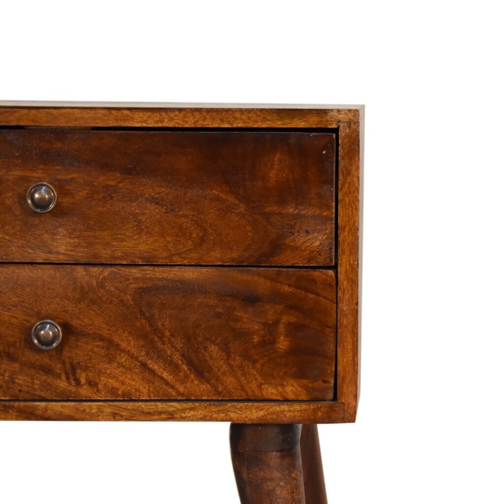 Chestnut Modern Solid Wood Bedside - Image 5