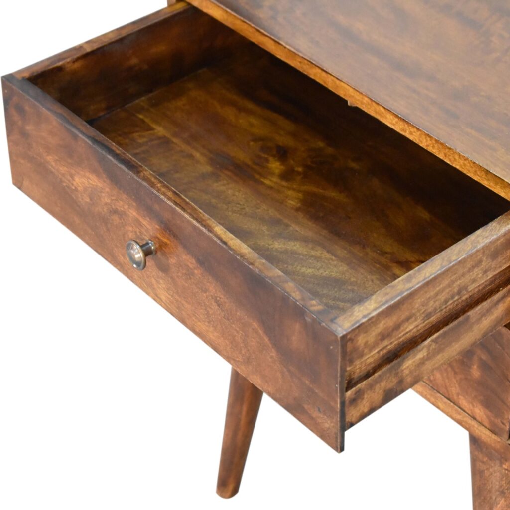 Chestnut Modern Solid Wood Bedside - Image 6