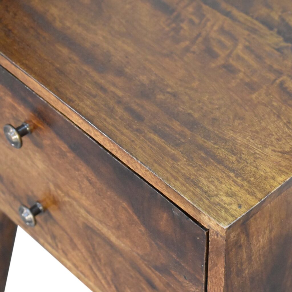 Chestnut Modern Solid Wood Bedside - Image 7