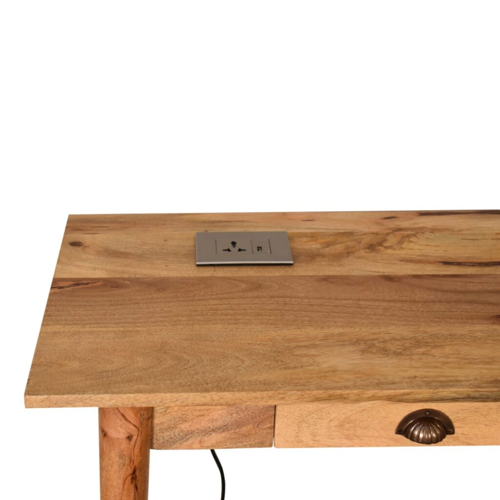 2 Drawer Cable Writing Desk - Image 7