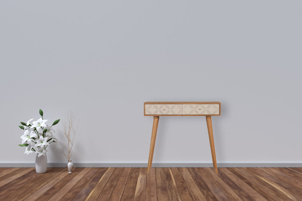 Milan White Console Table - Image 11