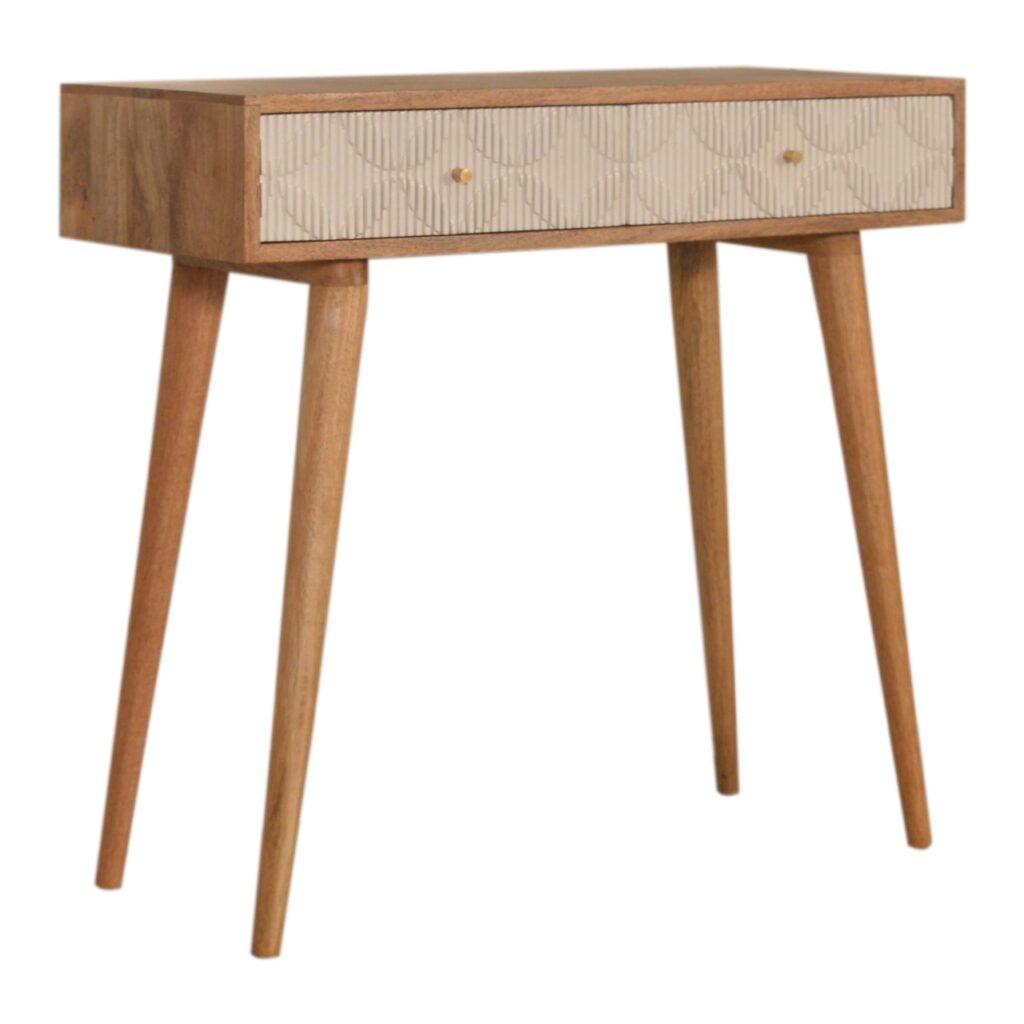 Milan White Console Table - Image 2