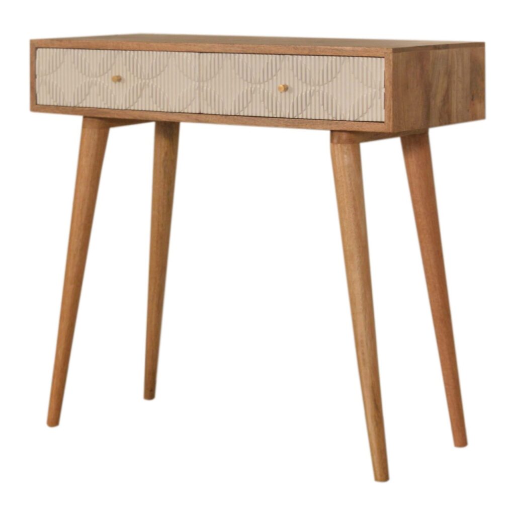 Milan White Console Table - Image 3