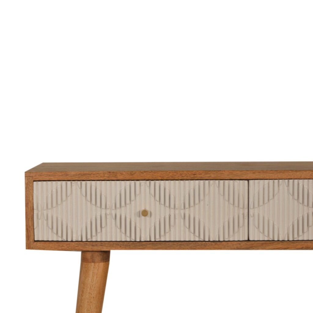 Milan White Console Table - Image 4