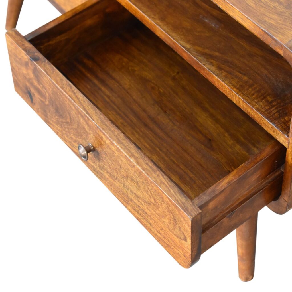 Curve Chestnut Cable TV Unit - Image 6