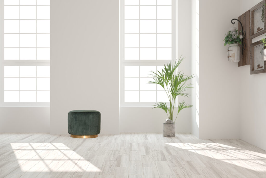 Emerald Velvet Pleated Footstool - Image 8