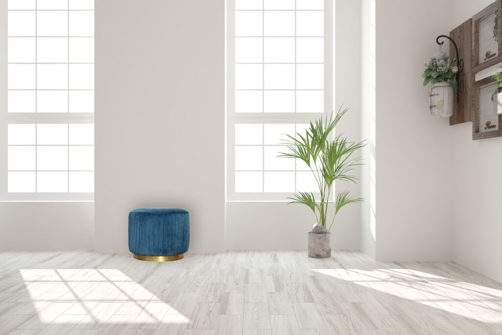 Teal Velvet Pleated Footstool - Image 10