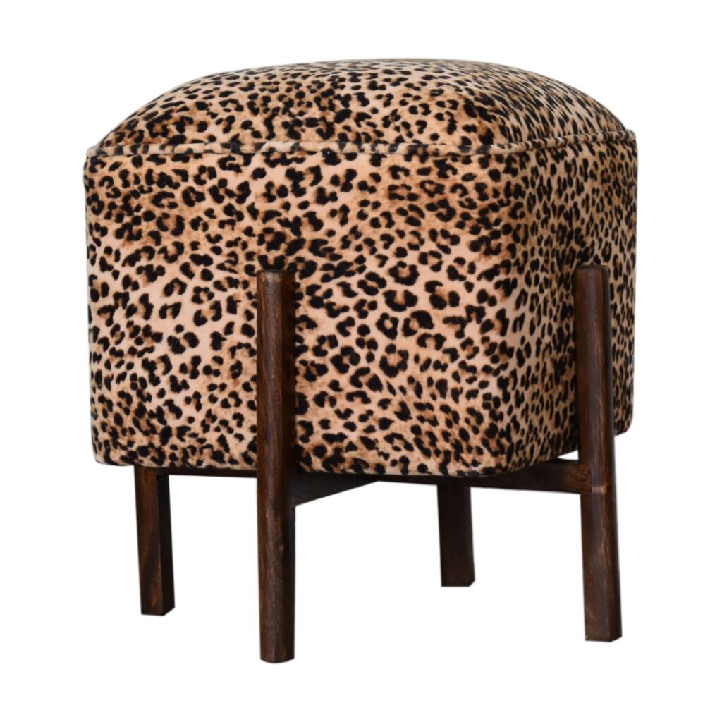 Leopard Footstool - Image 2