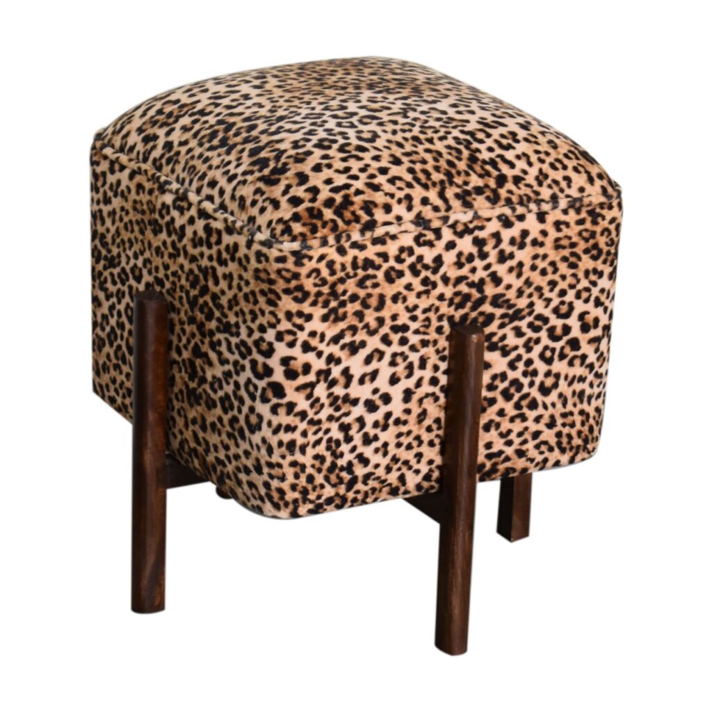 Leopard Footstool - Image 6