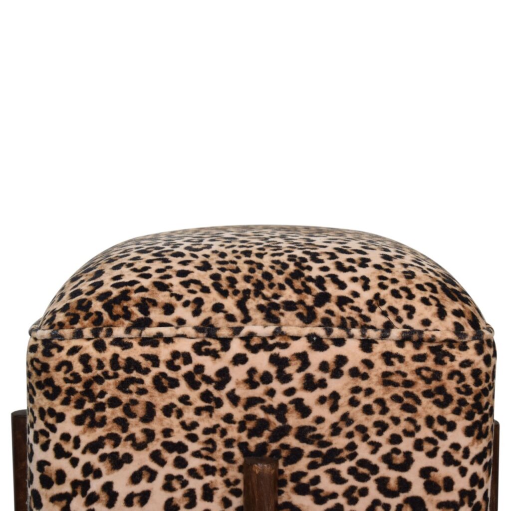 Leopard Footstool - Image 8