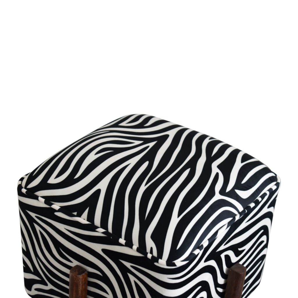 Zebra Footstool - Image 5