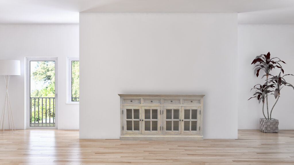 Stone Acid Wash Glazed Sideboard - Image 11