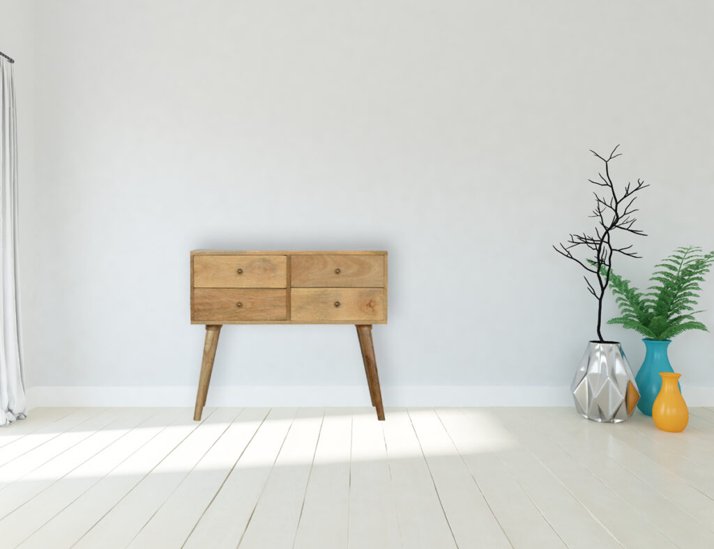 Nordic 4 Drawer Console - Image 9