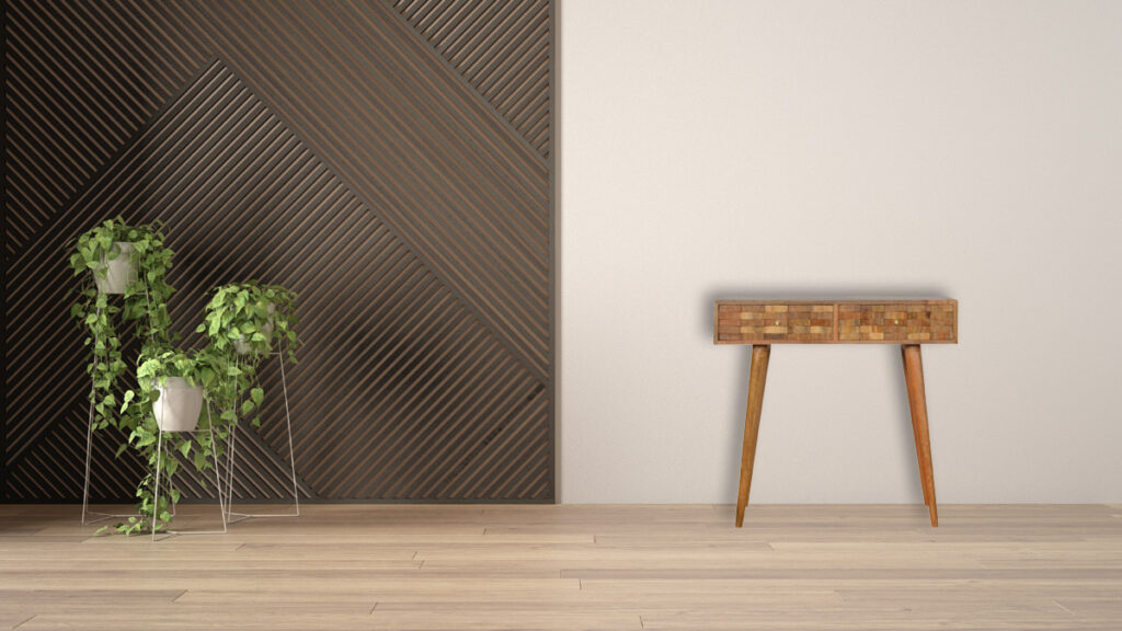 Tile Carved Console Table - Image 12