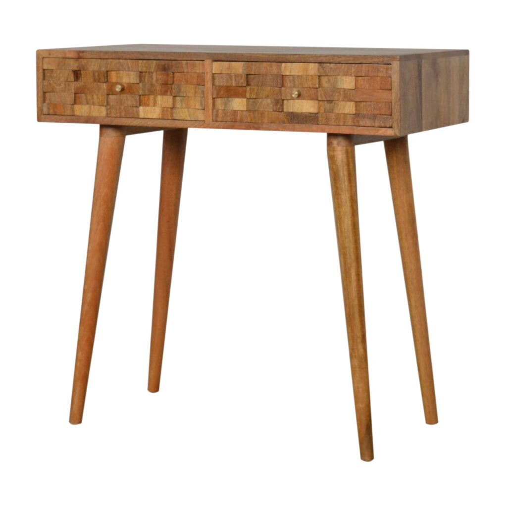Tile Carved Console Table - Image 3