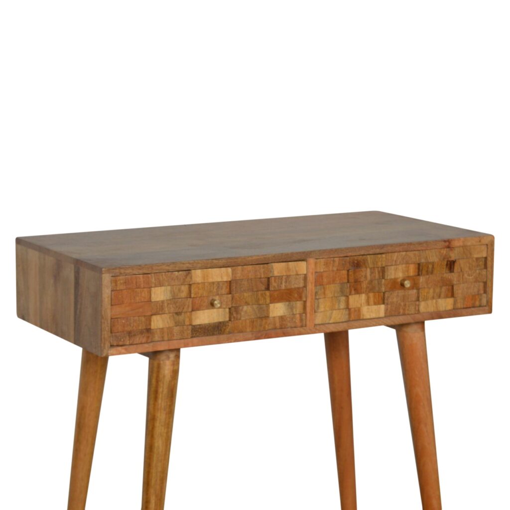 Tile Carved Console Table - Image 4