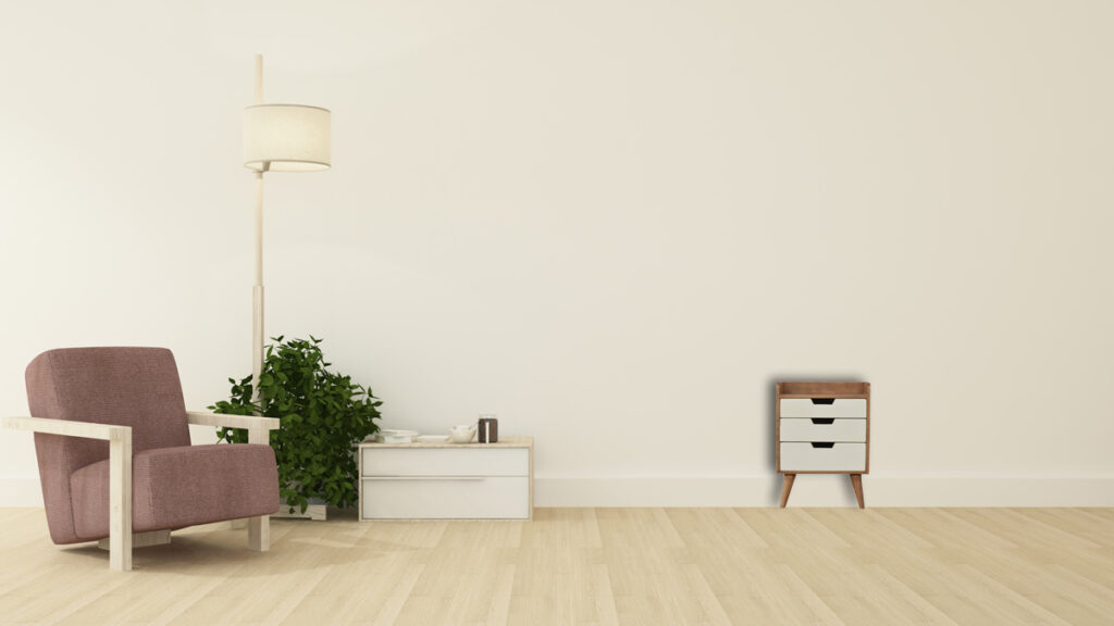 White Painted Bedside Table - Image 12