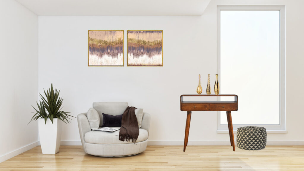 Curved Chestnut Console Table - Image 11