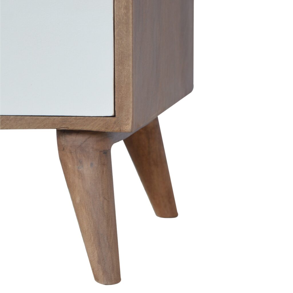 White Painted Bedside Table - Image 4