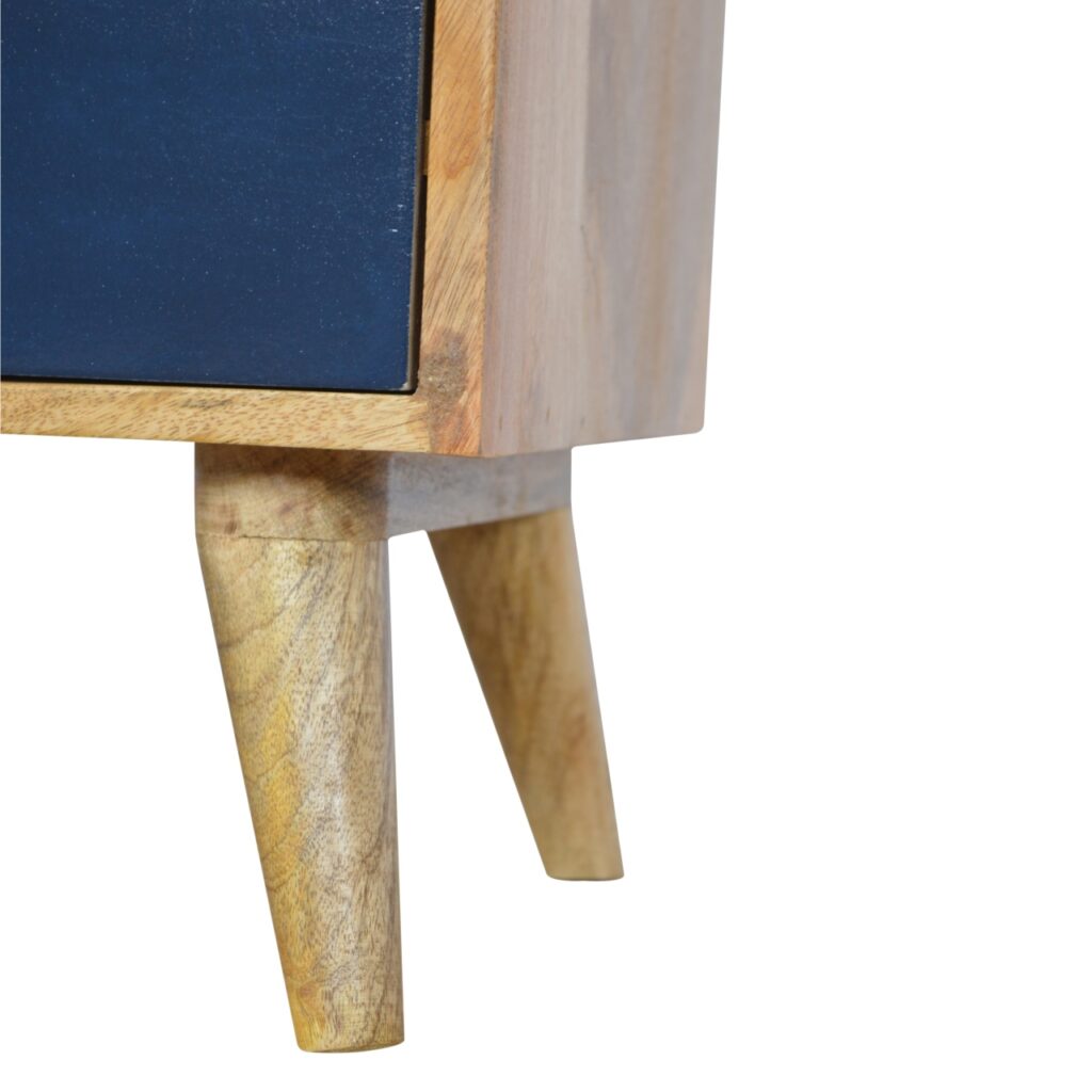 Navy and White Gradient Bedside - Image 7