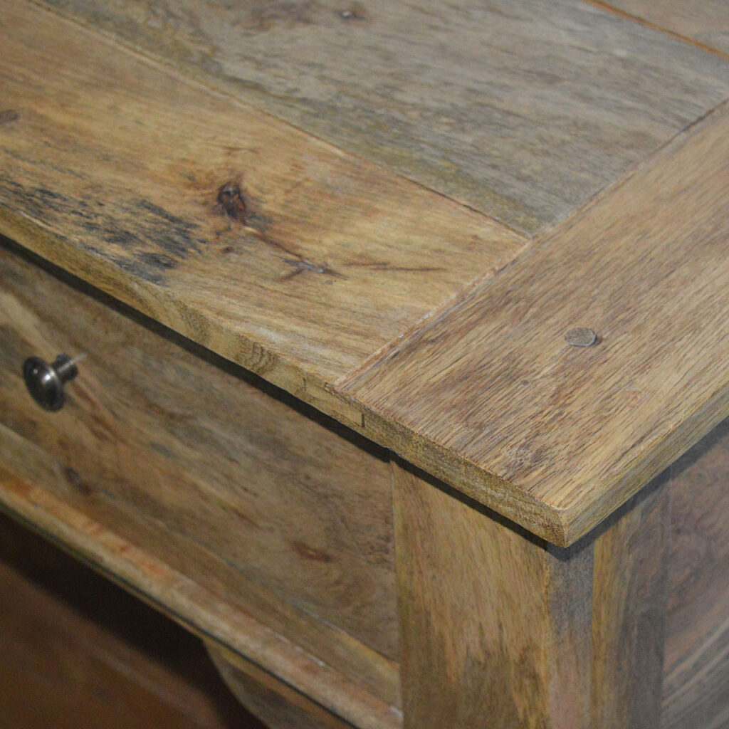 Solid Mango 2 Drawer Console - Image 4