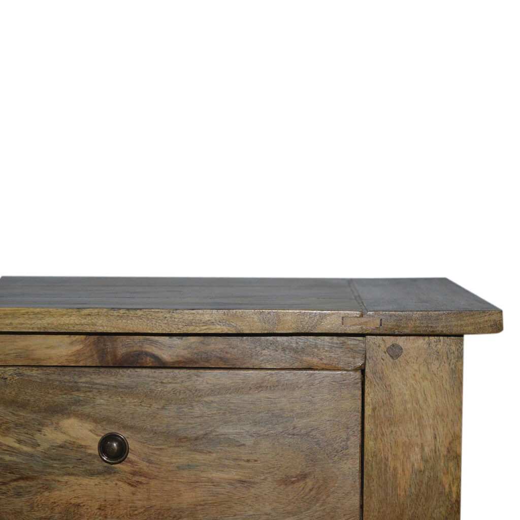 Solid Mango 2 Drawer Console - Image 6