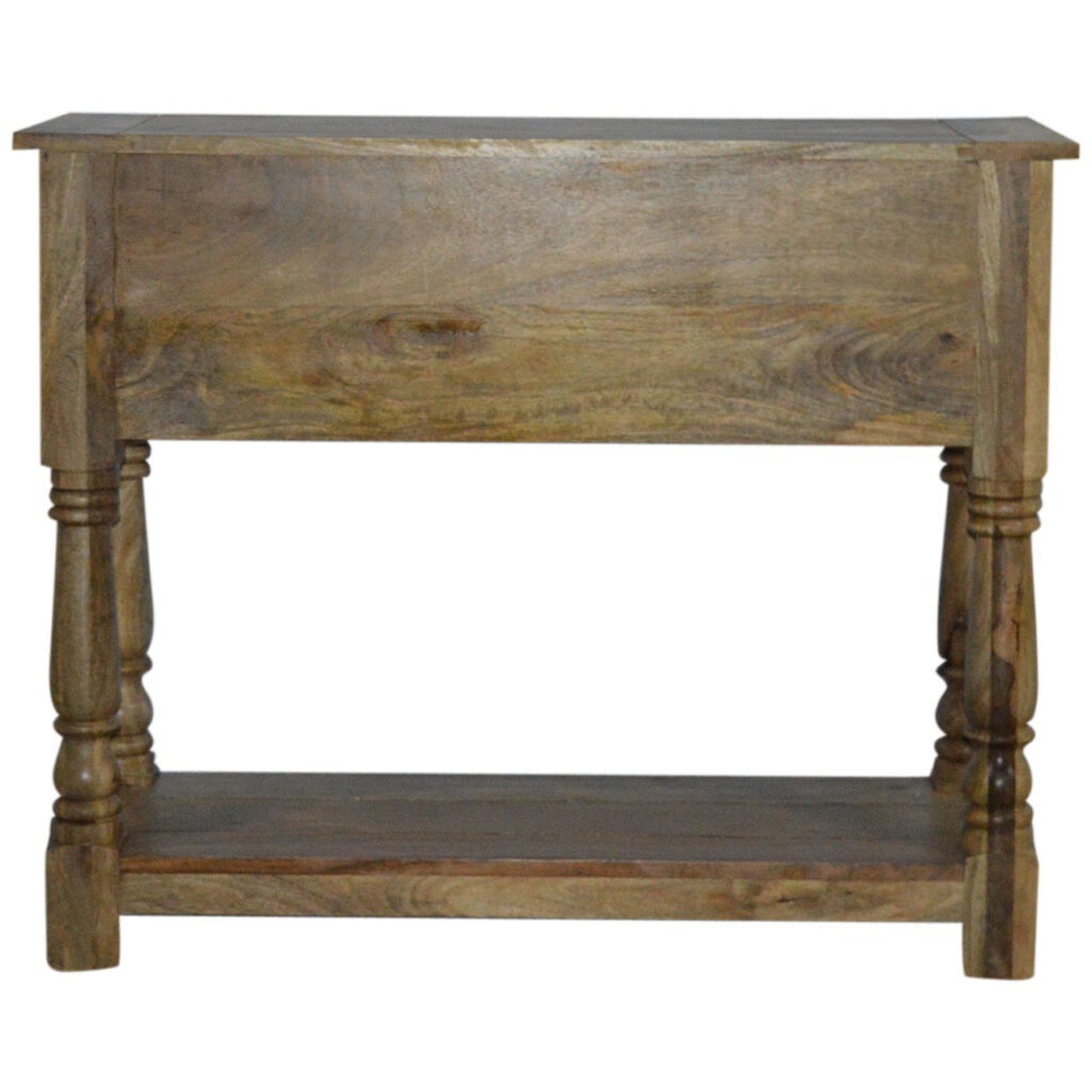 Solid Mango 2 Drawer Console - Image 9