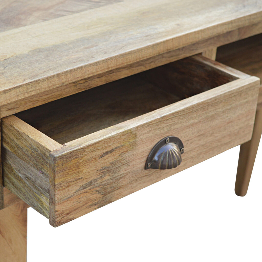 2 Drawer Shell Writing Desk - Image 5