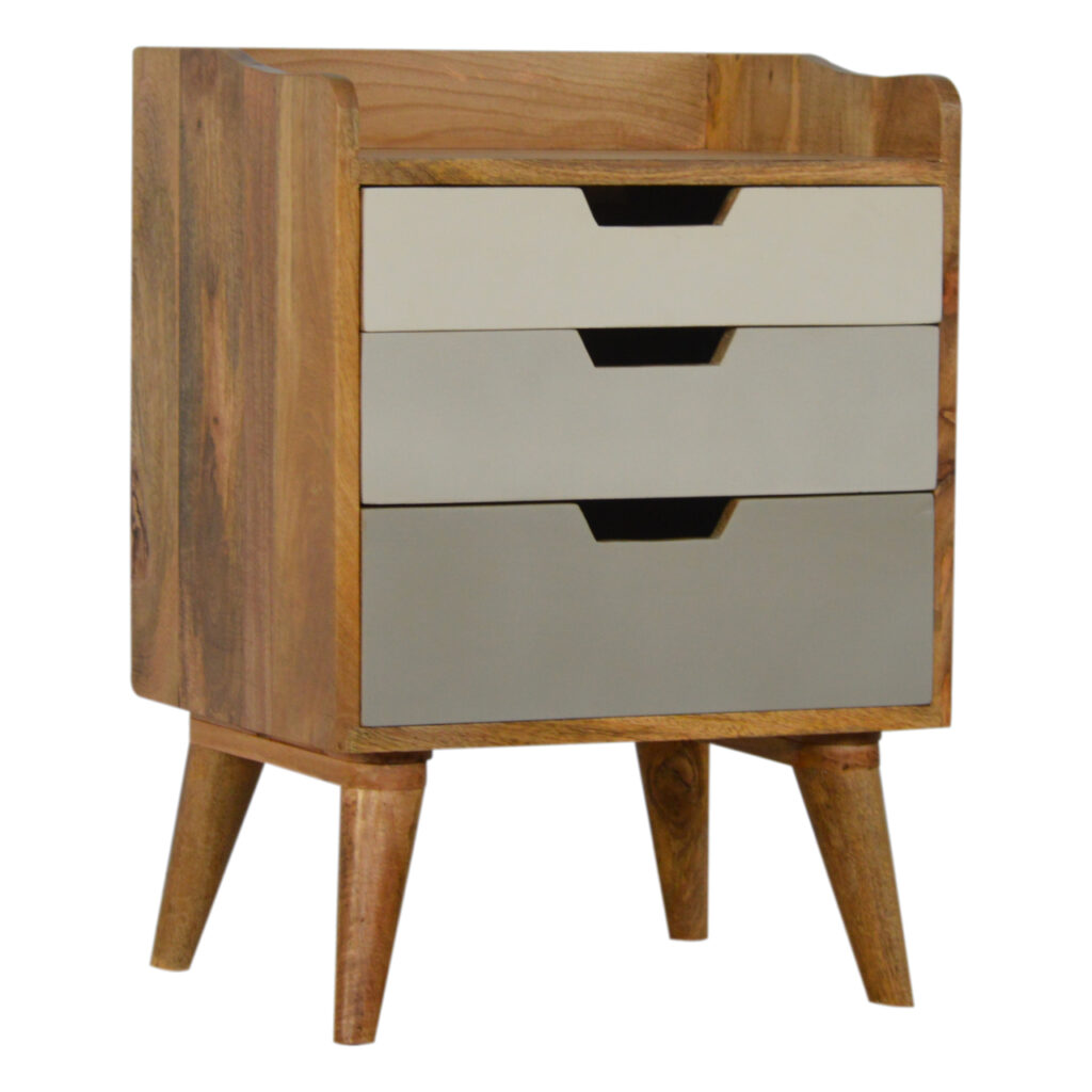 Grey and White Gradient Bedside - Image 2