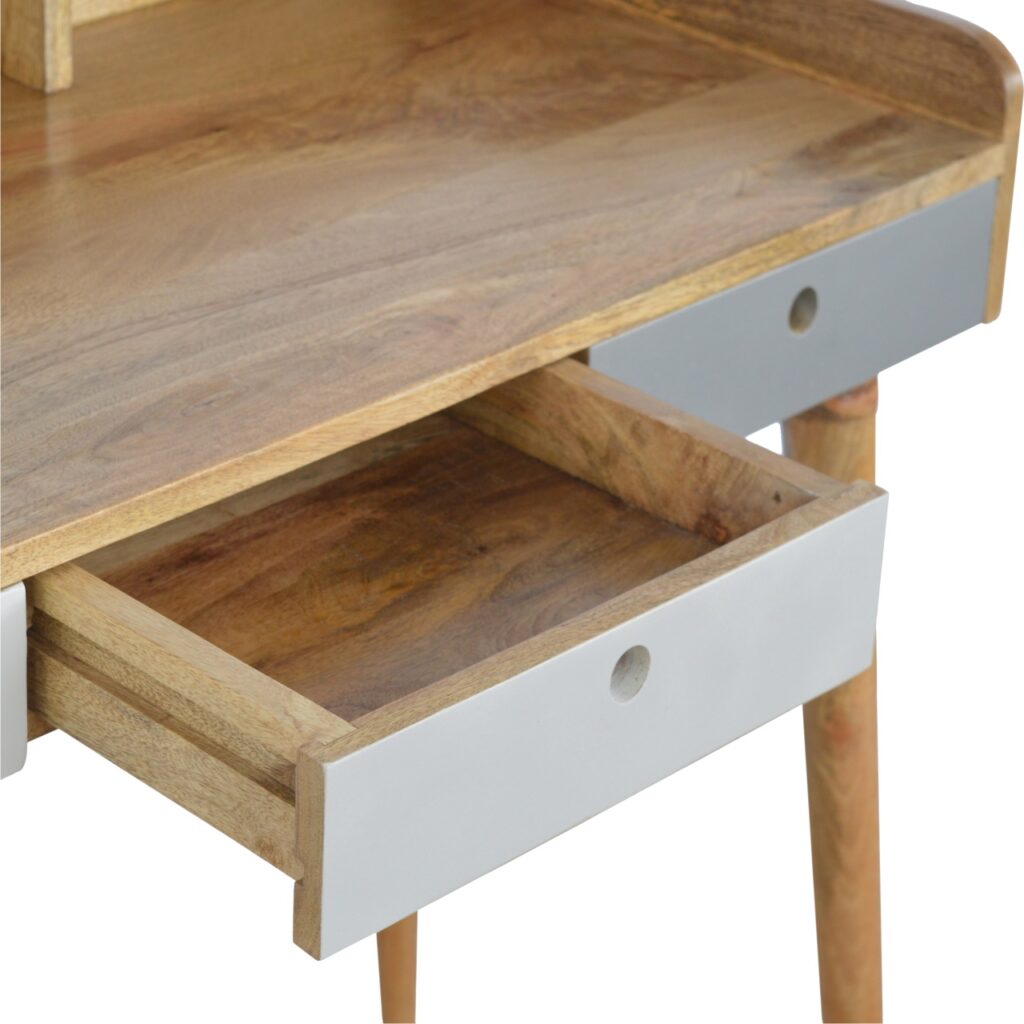 Grey Gallery Writing Desk - Image 6