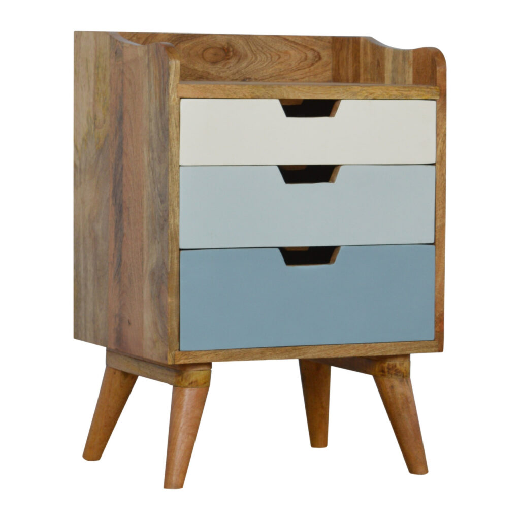 Blue and White Gradient Bedside - Image 3