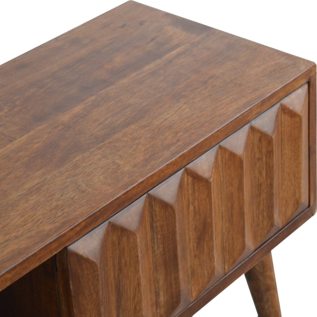Chestnut Prism Sliding Media Unit - Image 8