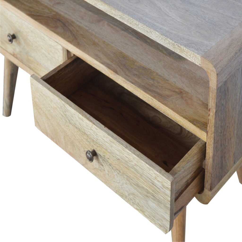 Curved Oak-ish Media Unit - Image 5