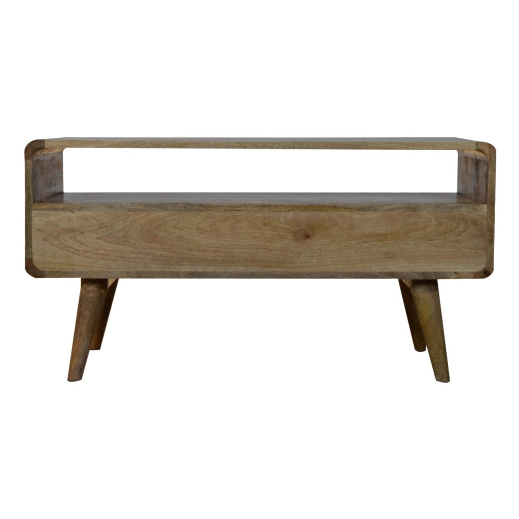 Curved Oak-ish Media Unit - Image 9