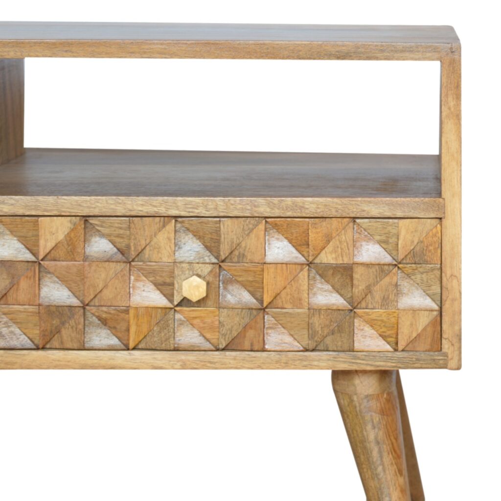 Diamond Carved TV Unit - Image 5