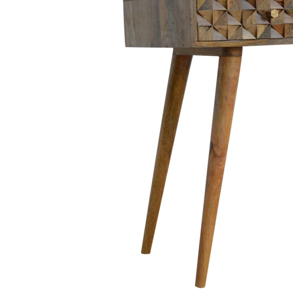 Diamond Carved Console Table - Image 5