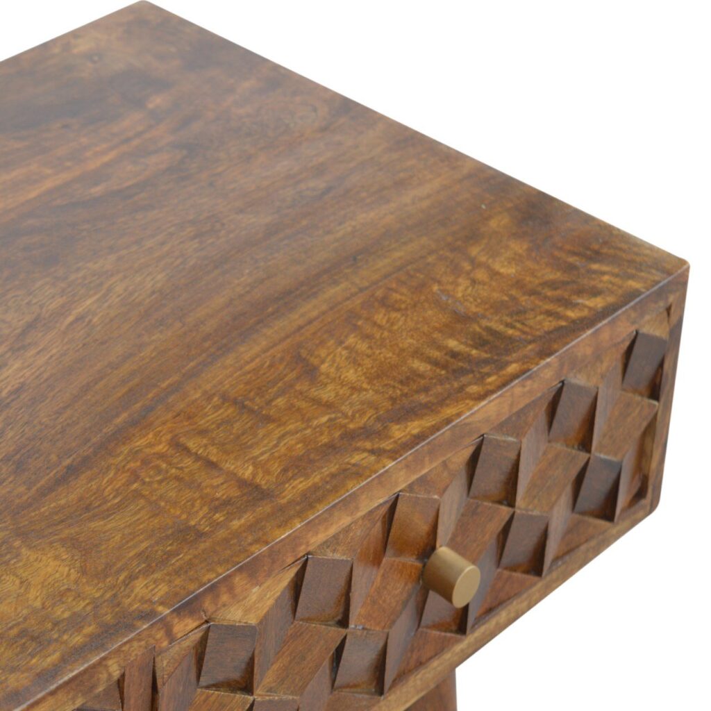 Chestnut Cube Console Table - Image 5