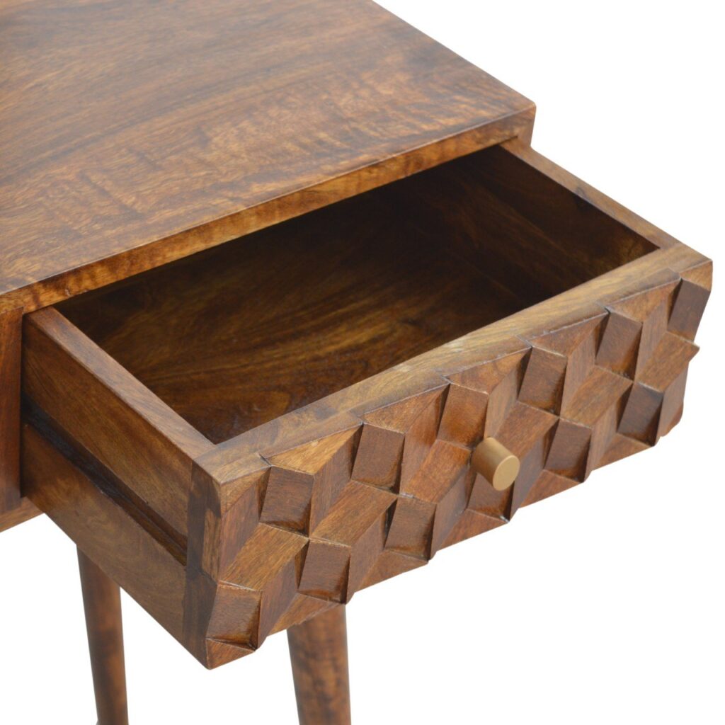 Chestnut Cube Console Table - Image 6